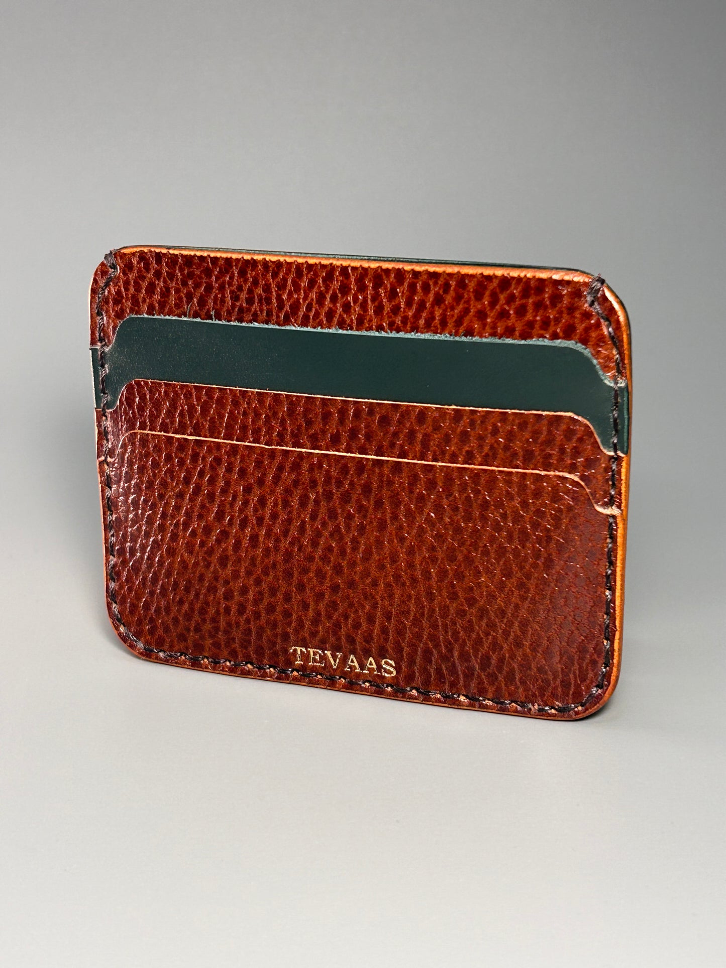 Dollaro Cardholder – Brown & Ocean