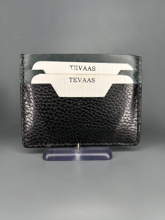 Cape Caro Cardholder – Black & Ocean