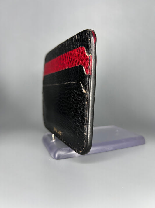 Dollaro Cardholder – Black & Red