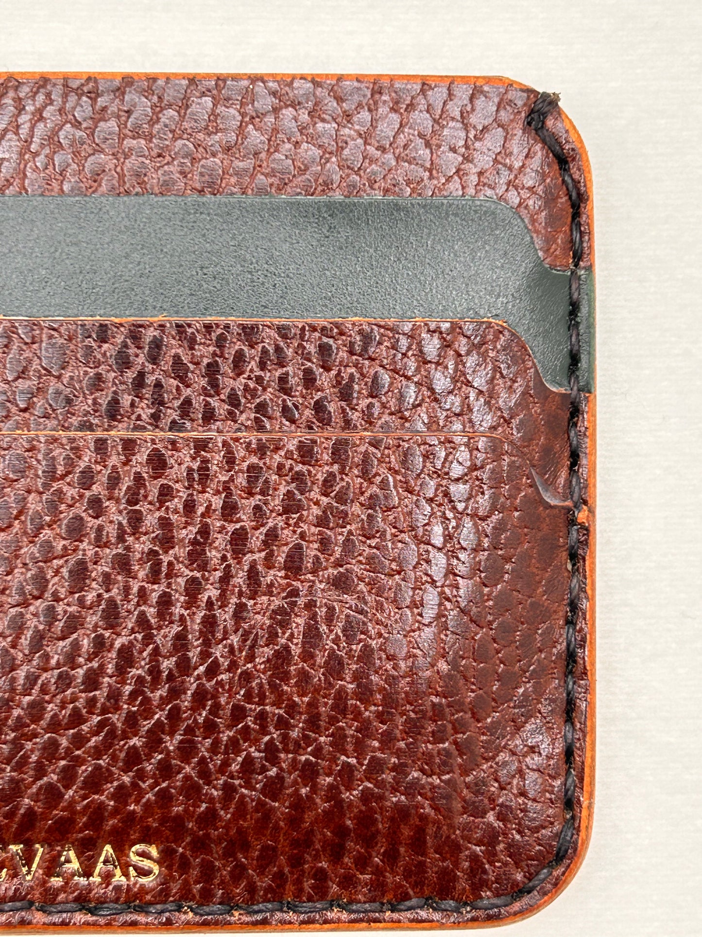 Dollaro Cardholder – Brown & Ocean