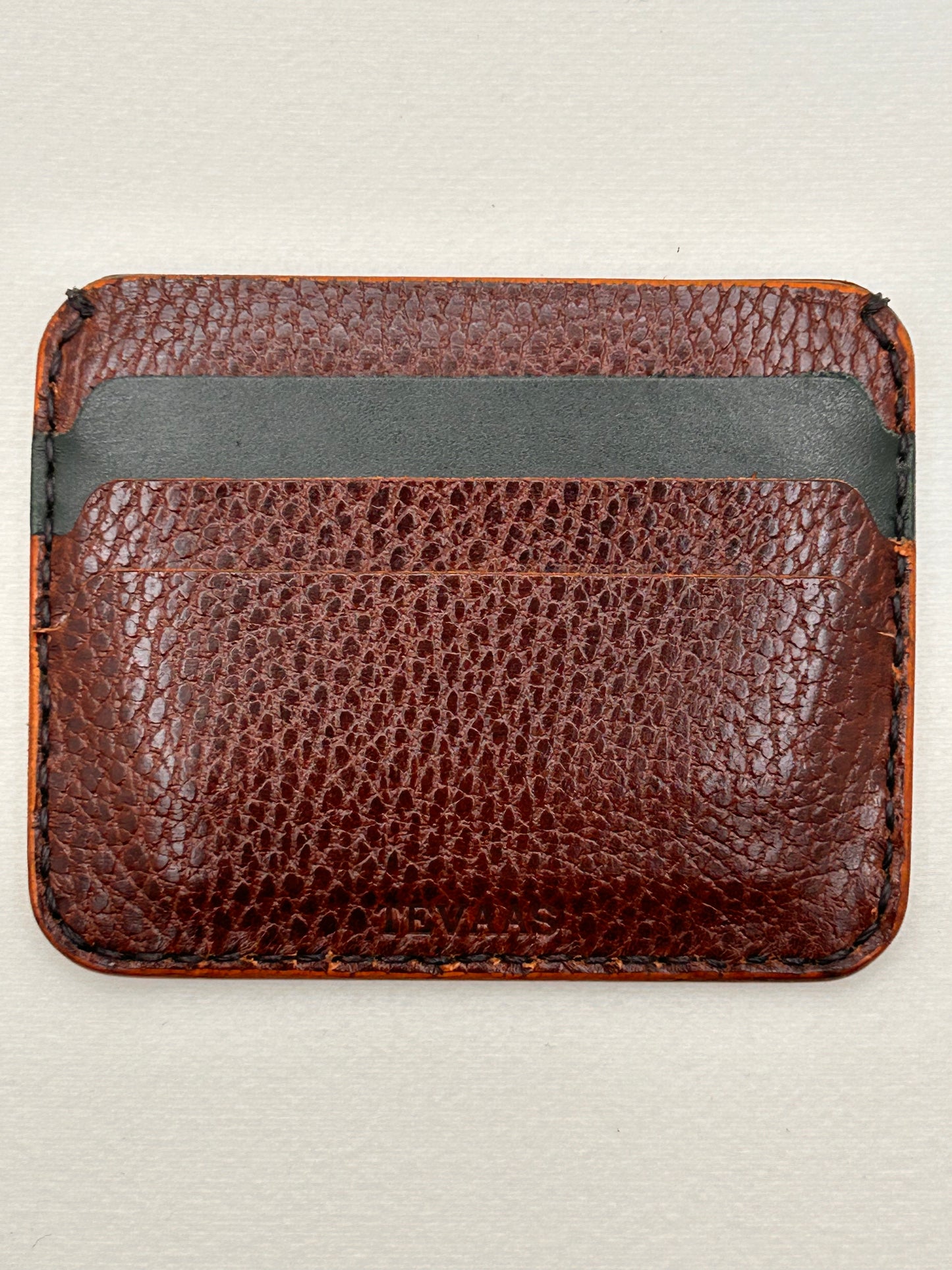 Dollaro Cardholder – Brown & Ocean