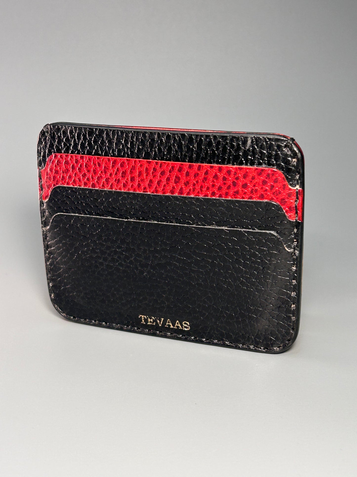 Dollaro Cardholder – Black & Red