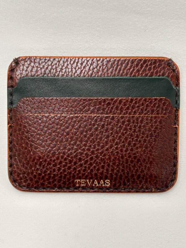 Dollaro Cardholder - Brown & Olive - Image 6