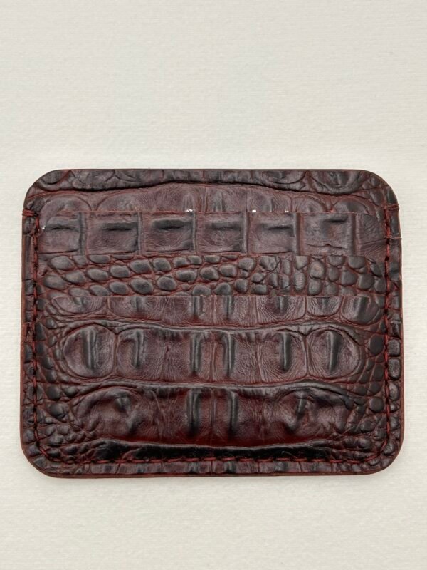 Dollaro Cardholder - Brown Croco - Image 3