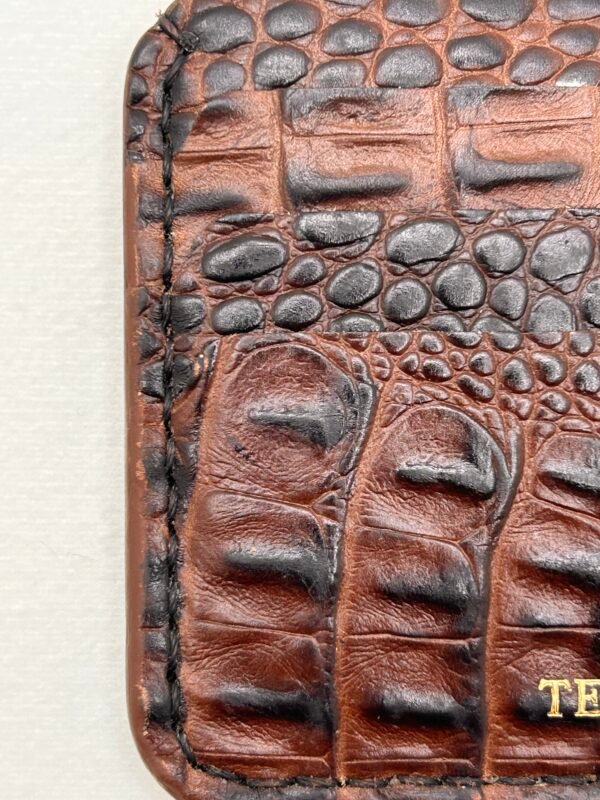 Dollaro Cardholder - Brown Croco - Image 5