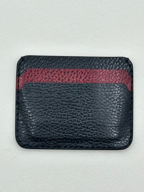 Dollaro Cardholder - Black & Red