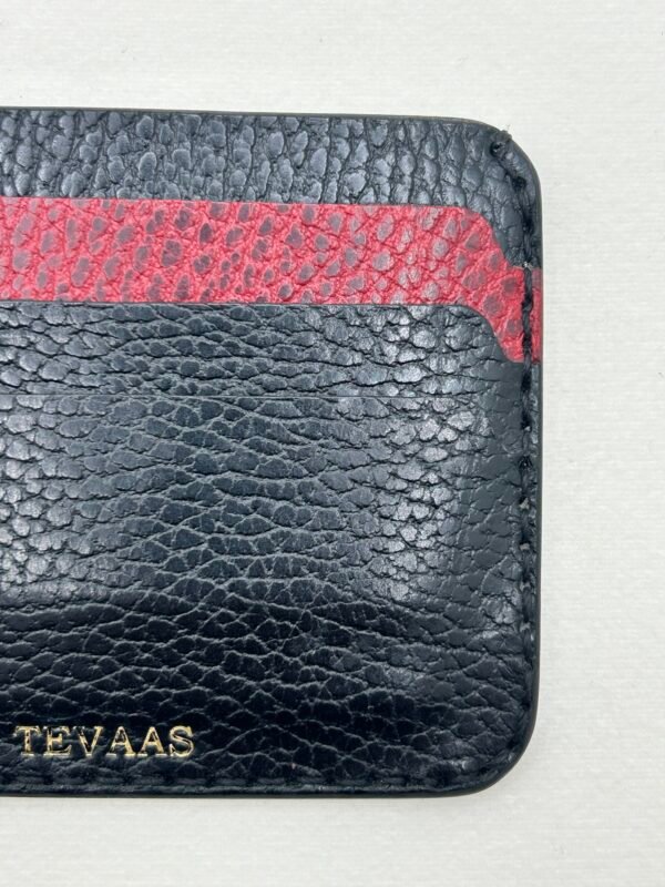 Dollaro Cardholder - Black & Red - Image 6