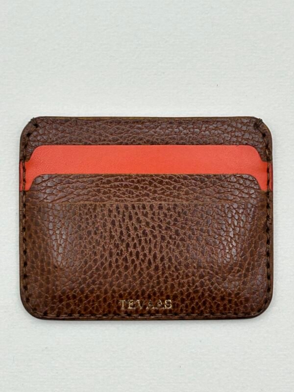 Dollaro Cardholder - Brown & Orange