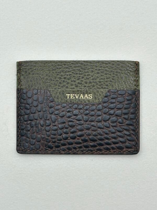 Cape Caro Cardholder - Croco Olive