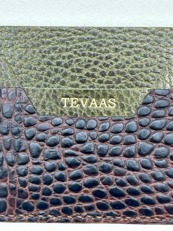 Cape Caro Cardholder - Croco Olive - Image 3