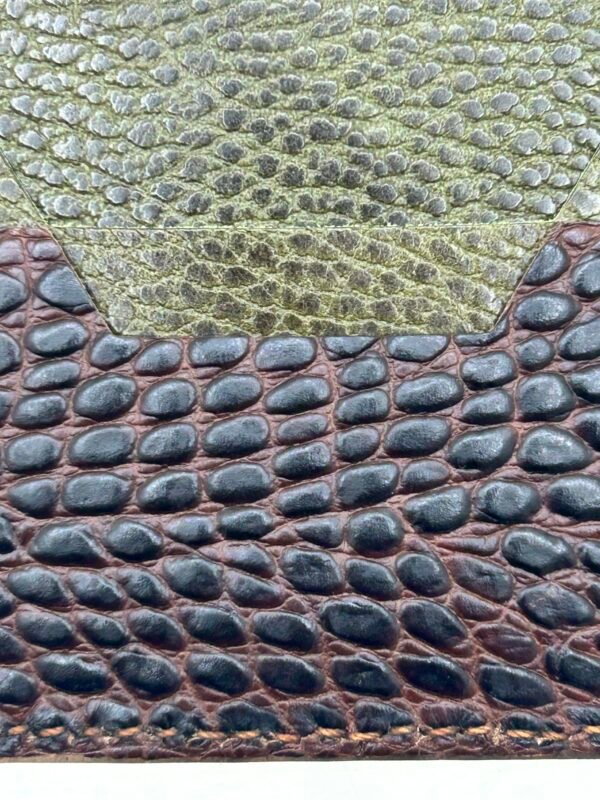 Cape Caro Cardholder - Croco Olive - Image 5