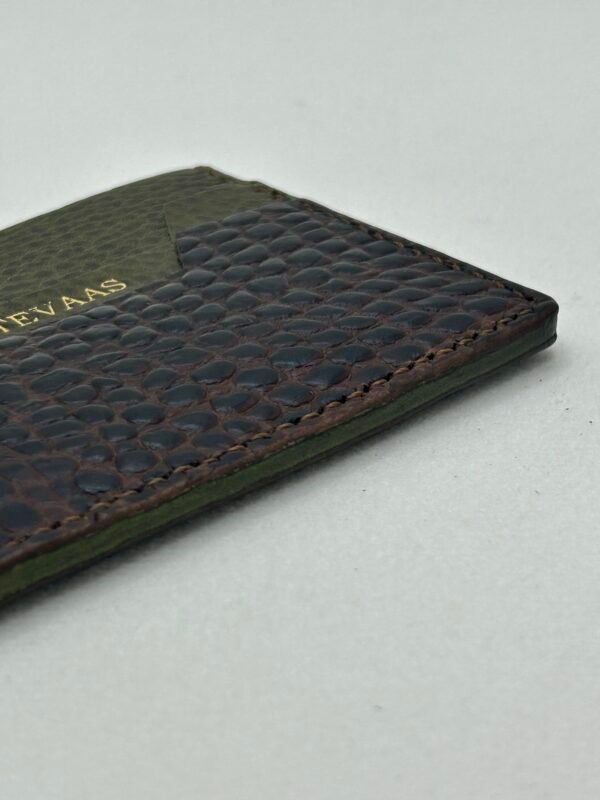 Cape Caro Cardholder - Croco Olive - Image 7